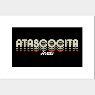 Retro Atascocita Texas Posters and Art